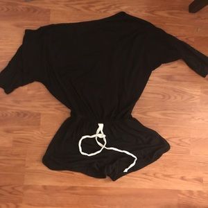 Slinky off the shoulder romper